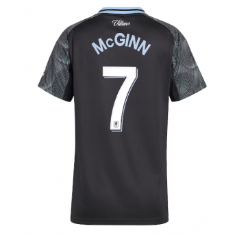 Billige Fotballdrakt Aston Villa John McGinn #7 Replika Bortedrakt Dame 2025-26 Kortermet